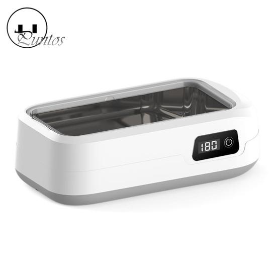Machine de Nettoyage Ultrasonique 49000Hz Onde Nettoyage Profond 640ml Évier en Acier Inoxydable 4 Modes Lunettes Bijoux Nettoyeur Multifonctionnel