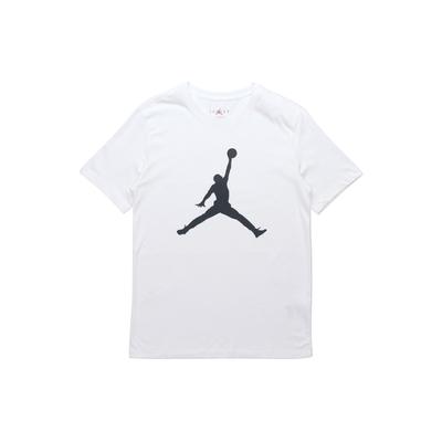 T-shirt Girocollo con Stampa Logo Jumpman Uomo Top Bianco DA6797-100
