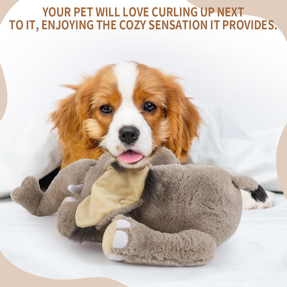 Custom Cartoon Elephant Plush Squeaky Dog Toy Interactive Puppy Toy For Pet Heartbeat Toys Perfect For Holiday Gifts