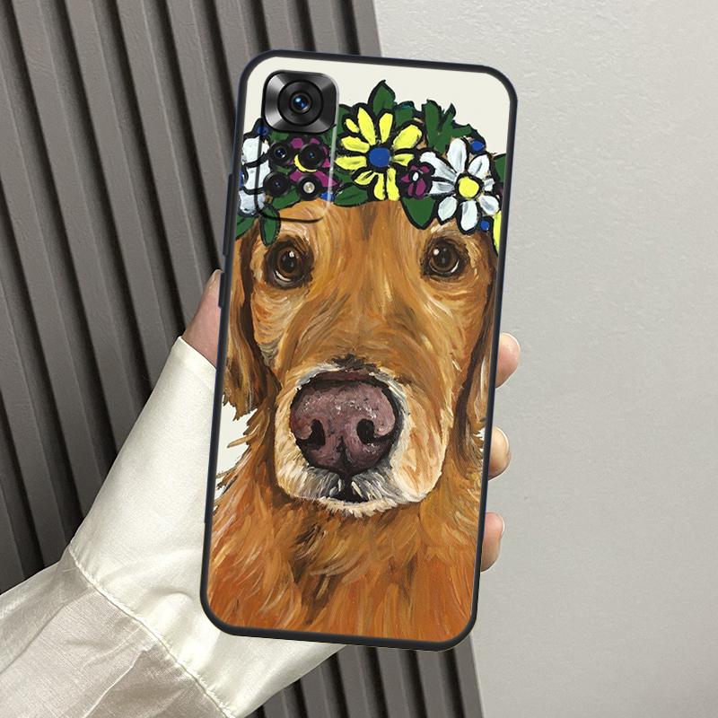 Golden Retriever Dog Case For Xiaomi Redmi Note 13 14 Pro 12 11 10 9 11S 12S Redmi 14C 13C 15C 10C 12C 15 Funda
