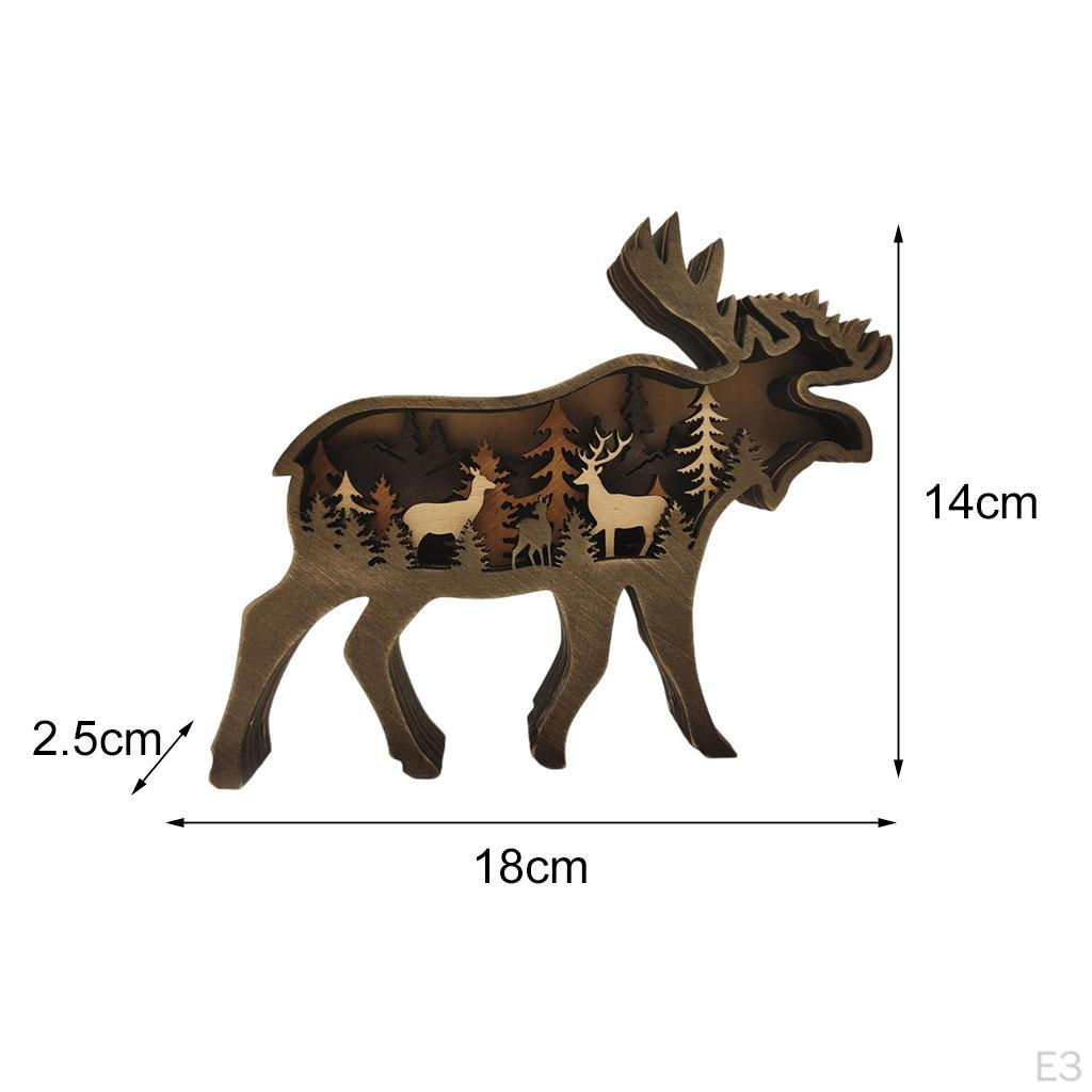 Animals Ornaments Freestanding Decorative Statues Art Lovely Ornament for Desk Tabletop Cafe