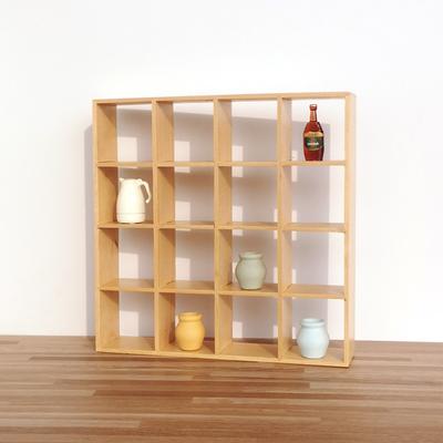 Dolls House Mini Miniature Wooden Storage Rack Organizer Display Shelf Stand 1:12 Scale Dollhouse Furniture Ornament