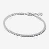 Neues 925er Silber Funkelndes Herz zu Herz Ewige Rose Tennis Schiebearmband Mode DIY Charme Schmuck Exquisites Geschenk