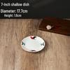 Rooster Series Traditional Oval Ceramic Fish Plate for Hotels & Restaurants