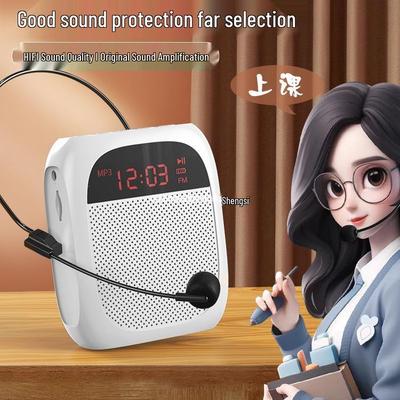 Little Bee Portable Amplifier with Built-in Recording and Anti-Howling for Teachers and Street Vendors