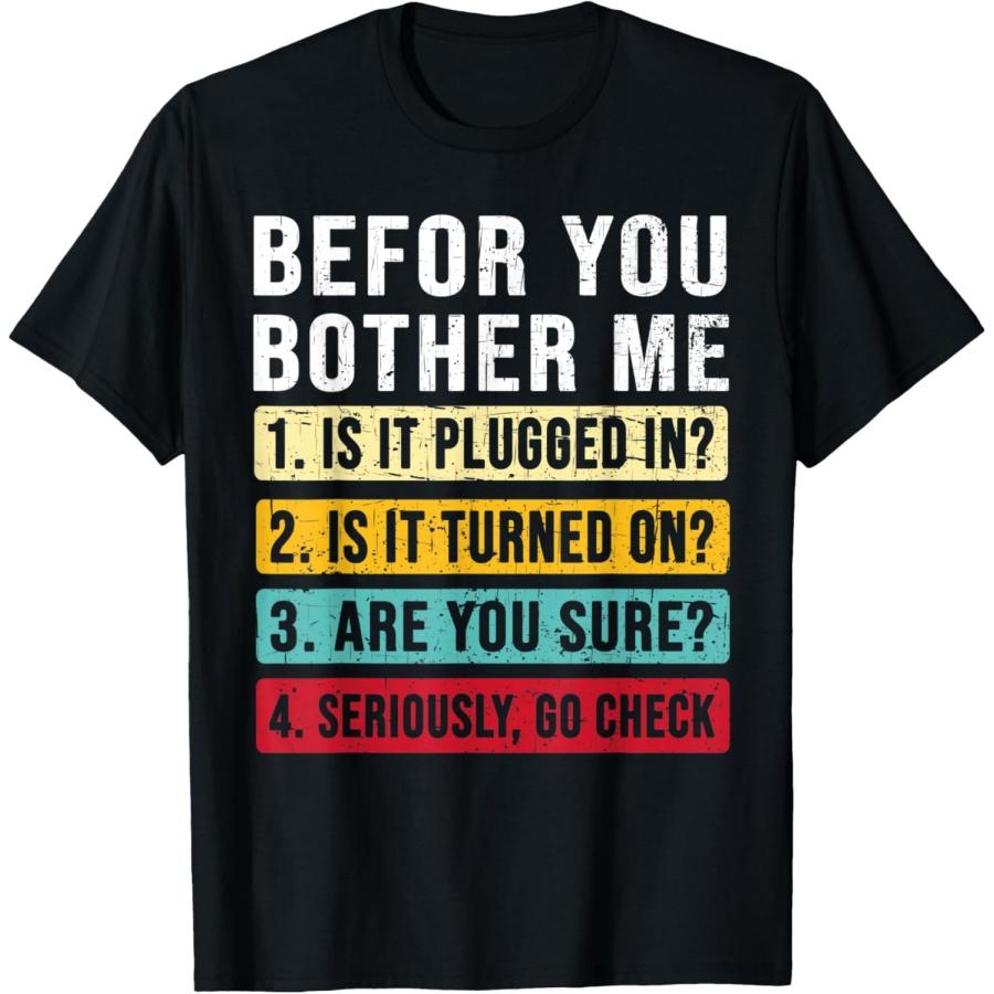 Funny Information Technology Tech _ Technical Support T-Shirt(1) XXXXXL чёрный