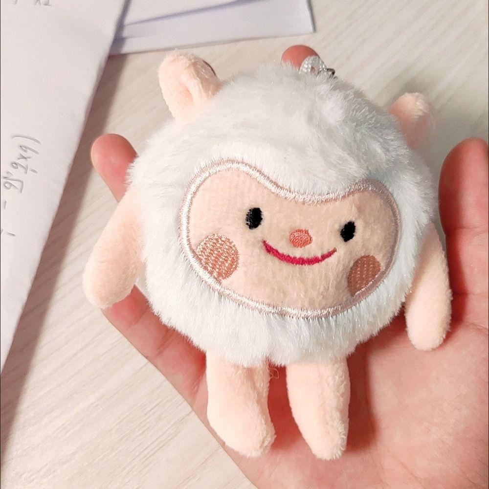 Bee Sheep Little Sheep Plush Keychain Dongdong Sheep Dongdong Sheep Plush Keyring  Children Toys