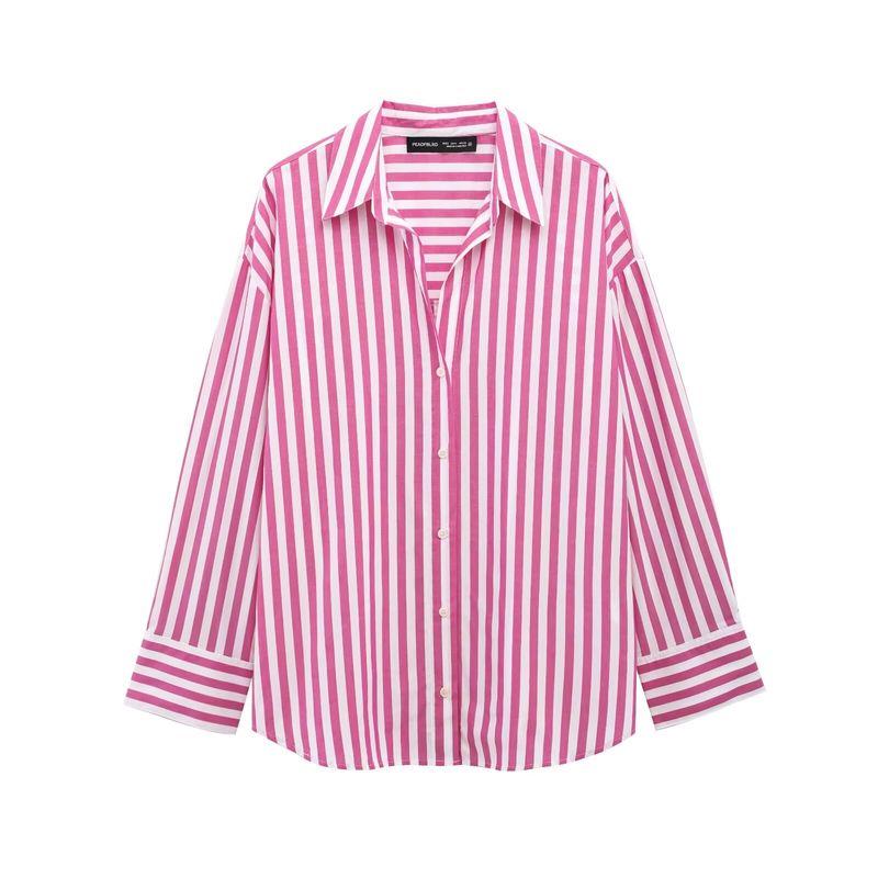 Kaslead New Arrival Women's Fashion Style Fashion Casual Minimalist Basic Poplin Shirt 4387096