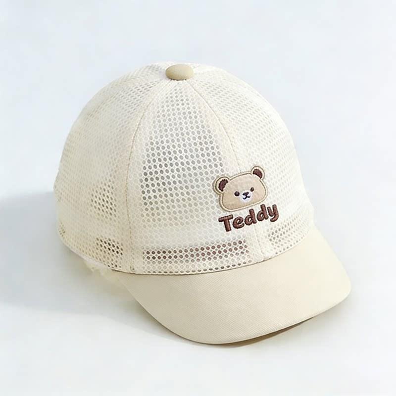 Kids Summer Thin Breathable Mesh Baseball Cap Cute Sun Protection Visor Hat For Baby Boys And Girls