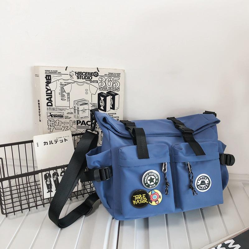 

Мужская сумка через плечо, модная брендовая, повседневная, кроссбоди, портативная, простая и универсальная, студенческий рюкзак, новая