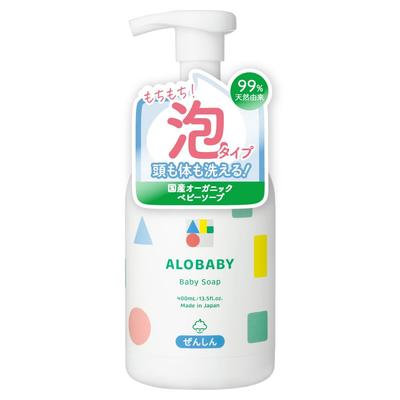 Alobaby Baby Baby Baby Body Made In Bathtime Soap, 400ml, Shampoo, Soap, Soap, Japan, Additive-Free, Organic,
