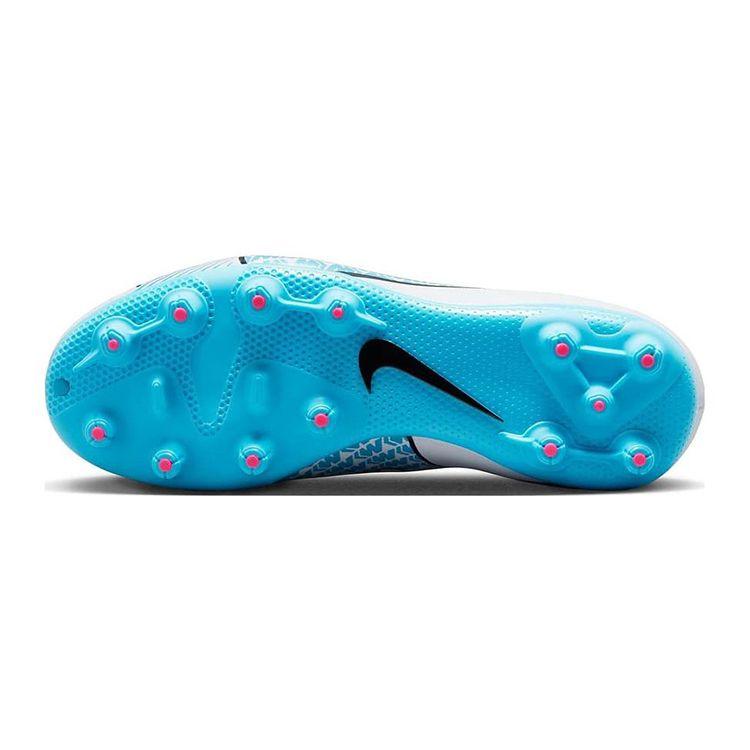 Nike Air Zoom Vapor 15 Academy HG Soccer Shoes Kids Footwear Blue White DJ5618-146