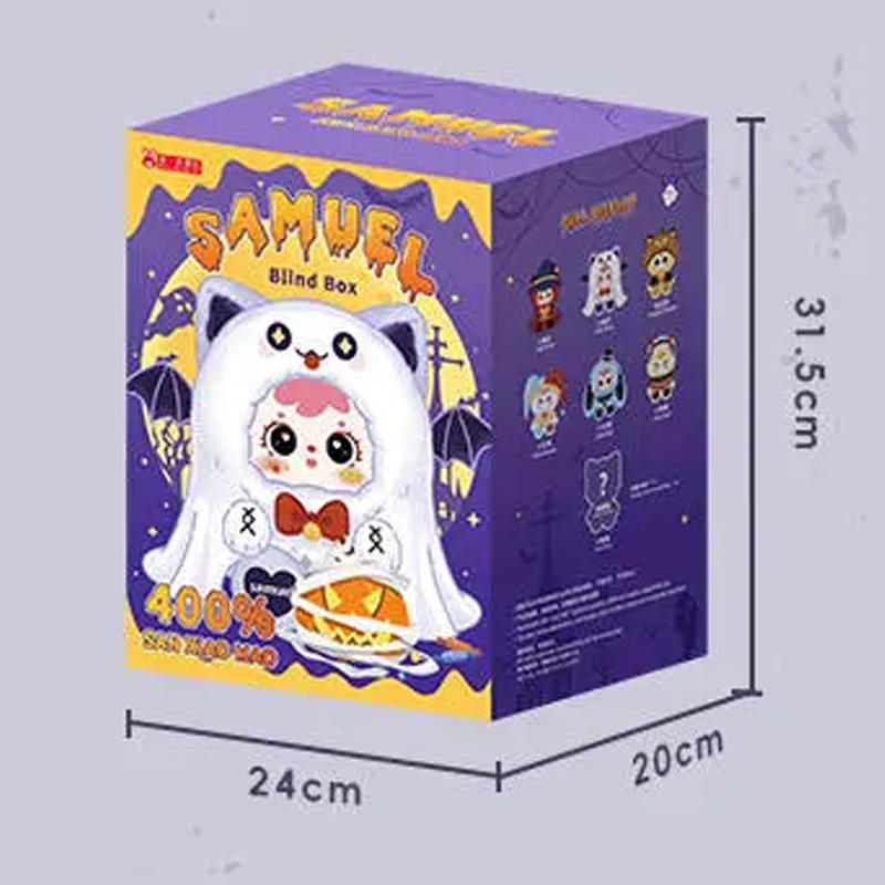 

Новейшая коллекция Samuel 400% Spooky Holiday Mischief Ghost Diary Линия Винилхлорид Плюшевый Слепой Кейс Модные Игрушки Очаровательные Фигурки
