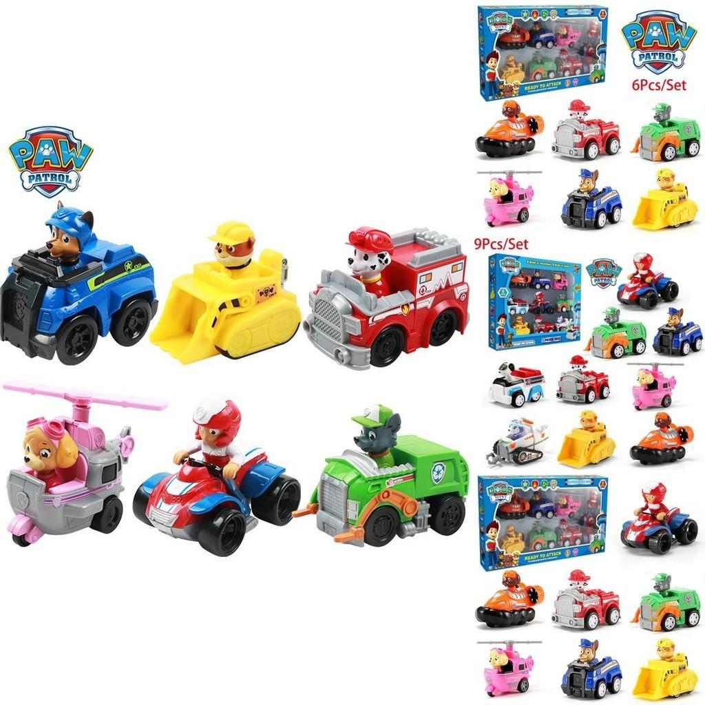 Authentic Paw Patrol Vehicles Set For Kids With Pull Back Action Perfect For Collections
