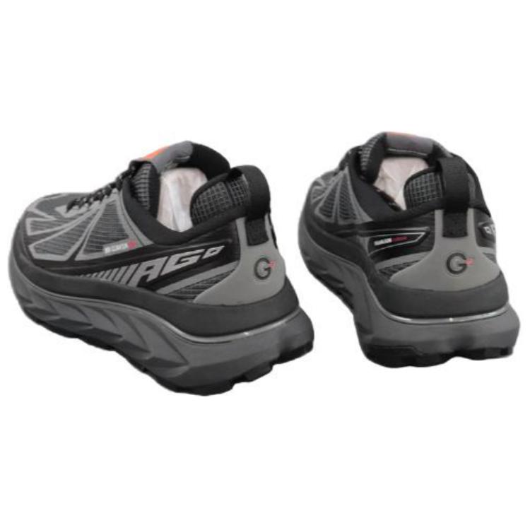 New Anta Cushioned Slip Resistant Low Top Outdoor Shoes Unisex Black Castle Gray 122346606A-1
