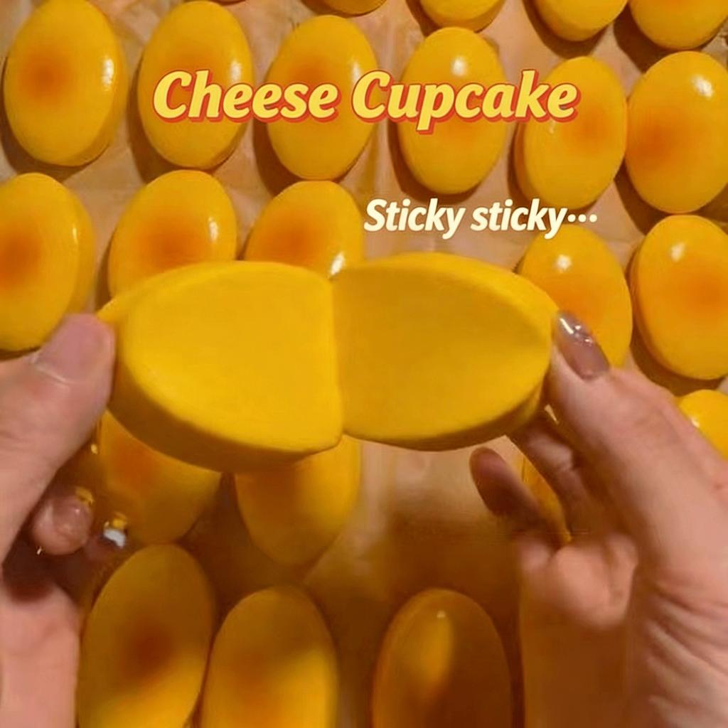 Squishy Cheese Cake Fidget Toys Slow Rising Squeeze Toys Soft Stress Relief Sensory Toy For Anxiety Squishy Toy For Kids & Adult