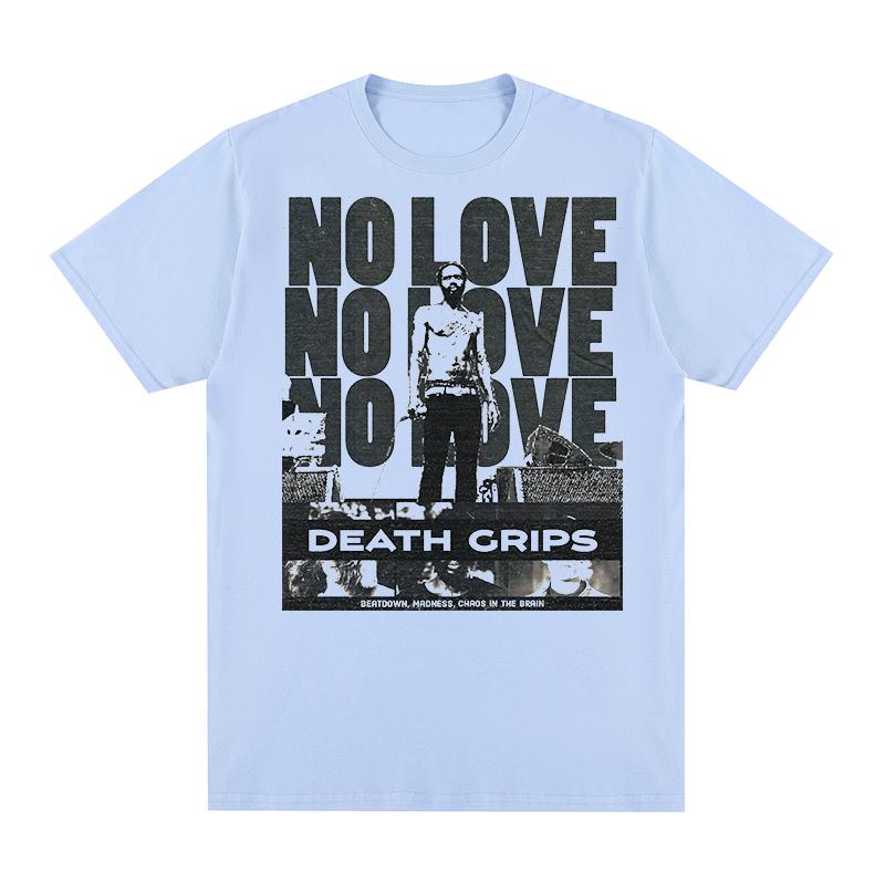 

Death Grips No Love Vintage Tshirt Hip Hop Rap Rock Punk Cotton Men T shirt New Tee Tshirt Womens Tops 4XL