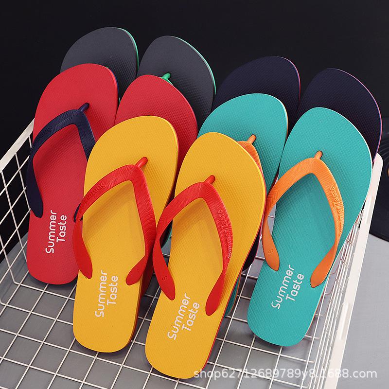 Nowe klapki męskie modne antypoślizgowe kapcie męskie letnie zapinane na klips do noszenia na zewnątrz zapinane na stopę spersonalizowane sandały buty plażowe