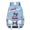 Cool Lomi Kuromi Backpack Student Schoolbag Anime Cartoon Print Junior High School High School Large Capacity Schoolbag