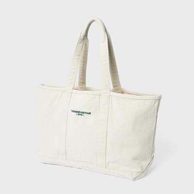 ThIs Is Never That Confused Canvas Tote Bag Natural