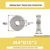 Stainless Steel M3/M6/M10 High-Strength Knurled Nut