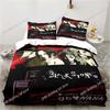 Luxury  New 3D Print Cartoons Black Stone NANA Manga Bedding Set Single Twin Full Queen King Bed Set Bedroom Duvet Cover Sets