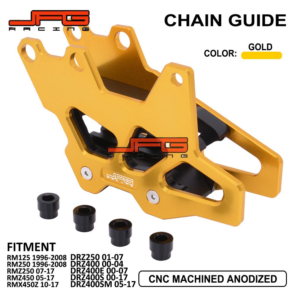 Aluminum Alloy CNC Chain Guide & Slider for YZ250/450F DRZ250/450 Off-Road Motorcycle Accessories