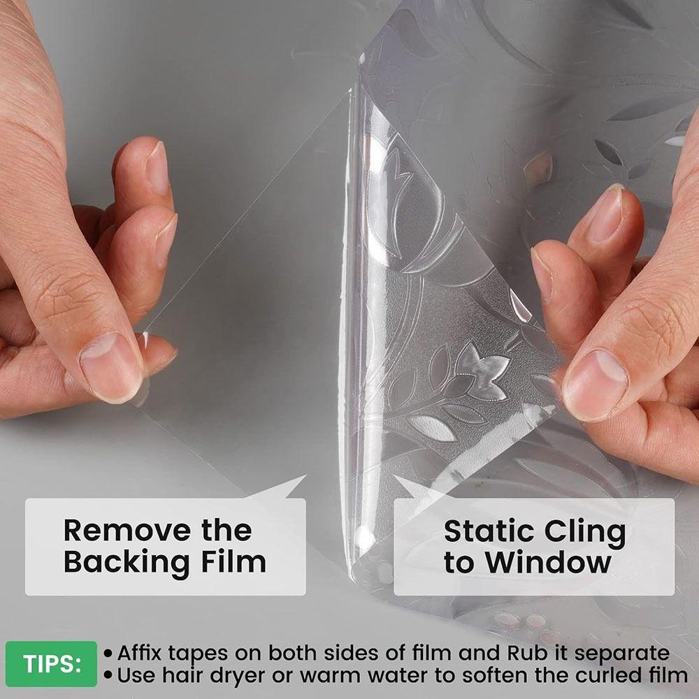 Removable Glass Window Film Static Cling Frosted Glass Stickers New Window Film  Glass Windows