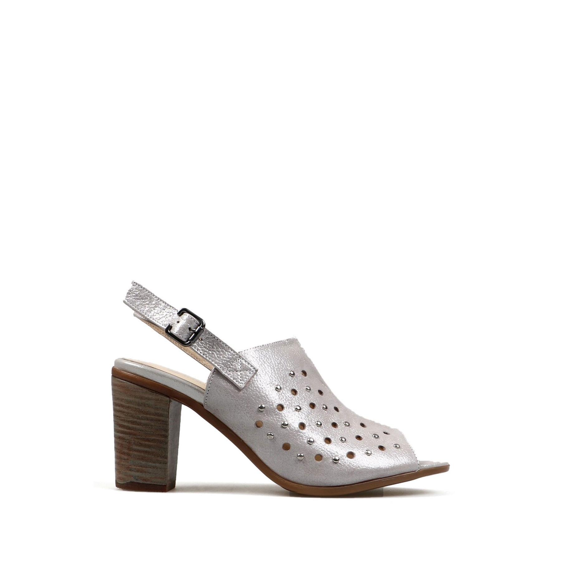 

Бежевые атласные женские туфли на каблуке Hammer Jack 37 бежевый