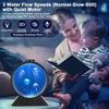 Jellyfish Lamp,USB Inserted Jelly Fish Light Lamp,Jellyfish Tank Aquarium Night Mood Light with Adjustable Flow Rate and Timing for Home Office Living