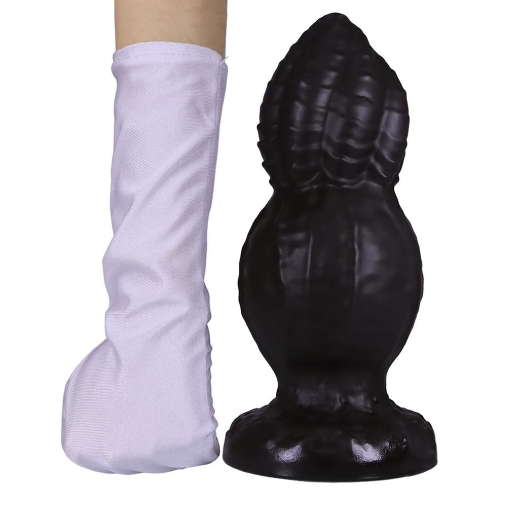 Extra Großer PVC Weicher Dildo Fisting Analplug Masturbator Saugfuß Analdilatator Erwachsenen Sexspielzeug Großer Schwanz Strap-on Penis