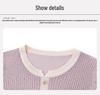 Elegant Women's Short-Sleeve Knit T-Shirt - Loose, Round Neck for Middle-Aged & Elderly Mothers (2026 Summer Collection)