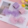10Yards 6CM Sequin Chiffon Ribbon with Silver Gold Wire for DIY Hair Bow Clothing Sewing Supply Craft Accessories Tulle Ribbon