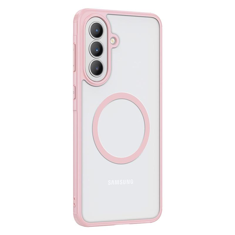 Applicable To Samsung A57 Armor Mobile Phone Case Magsafe Magnetic Suction A37 Transparent A56 Anti-drop A36 Protective Case