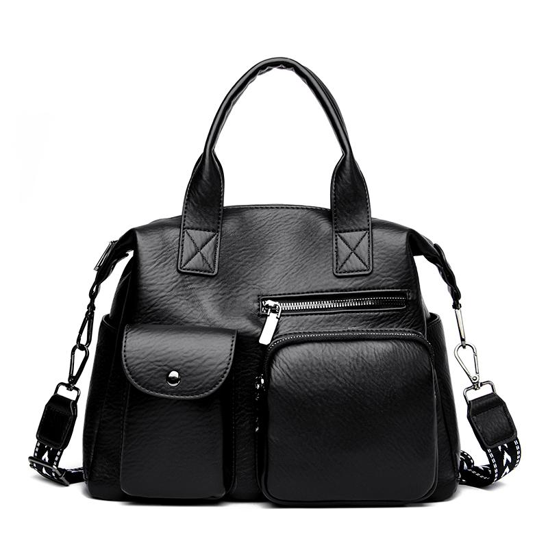 Women's Handbags Trend  Designer Female Leather Shoulder Bags Luxury Brand Ladies Hand Bags Large Capacity Shopping Bag