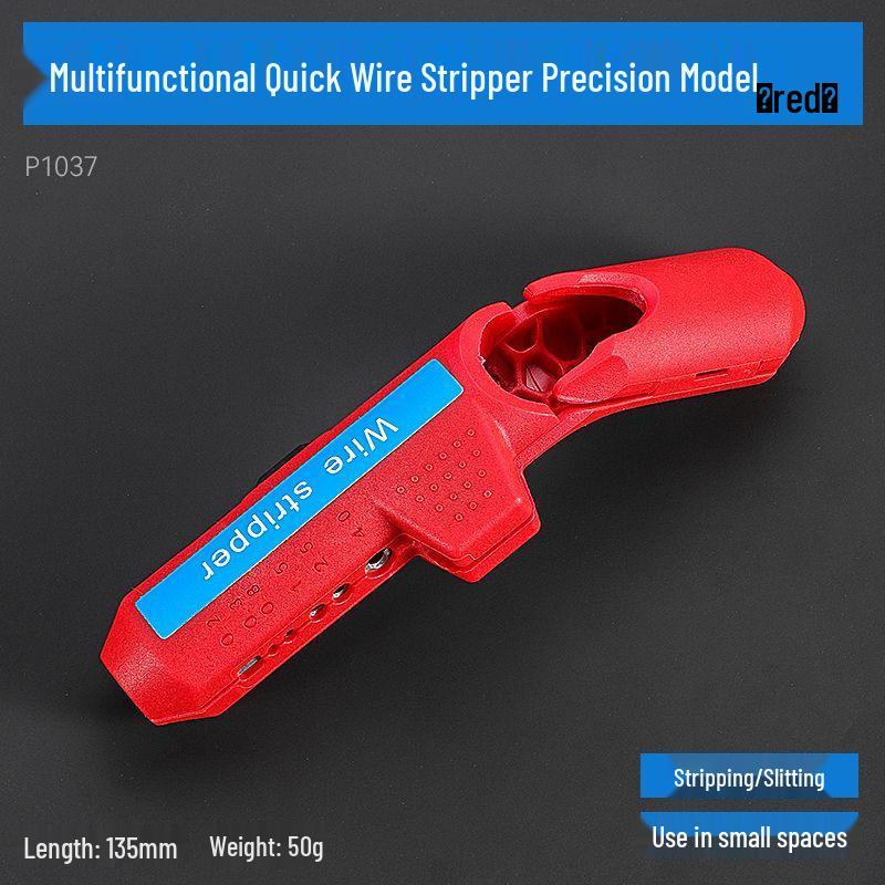 Multifunctional Electrician's Wire Stripper with Bent Handle and Precision Stripping
