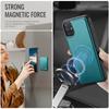 For Samsung Galaxy A51 4G SM-A515 Case JEEHOOD J09 RFID Blocking Card Holder Leather Back Phone Cover Magnetic Case