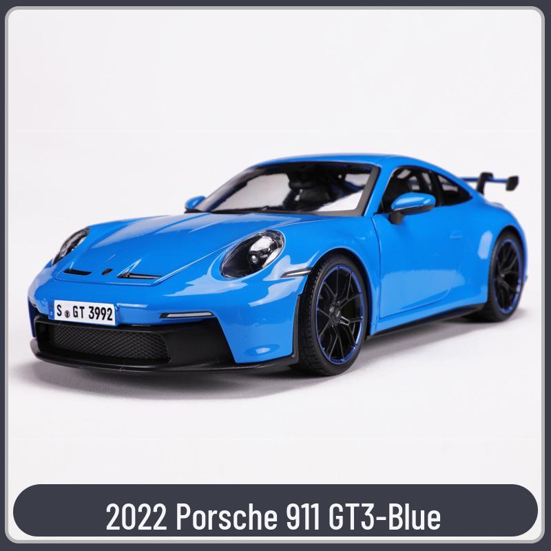 Maisto 1:18 Porsche 911 GT3 Alloy Sports Car Model