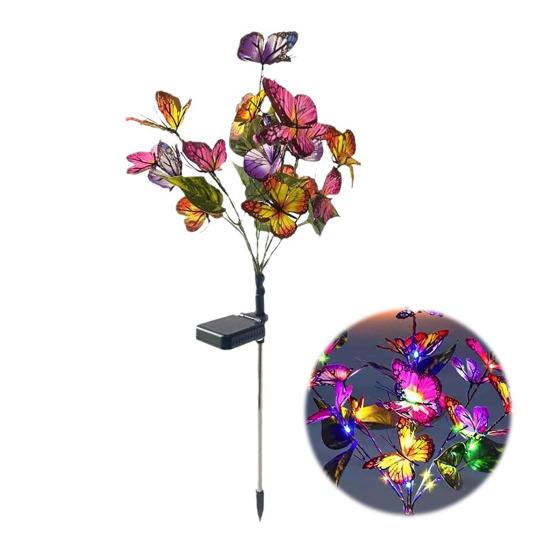 Outdoor Solar Garden Light Decorative Butterflies Lights LED Solar Powered Colorful Light