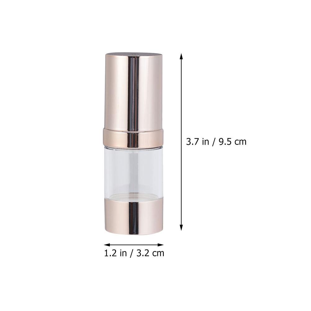6Pcs 15Ml Premium ABS PP Pet Travel Cosmetics Dispenser Bottles Set Leakproof Empty Lotion Shampoo Makeup Remover Containers