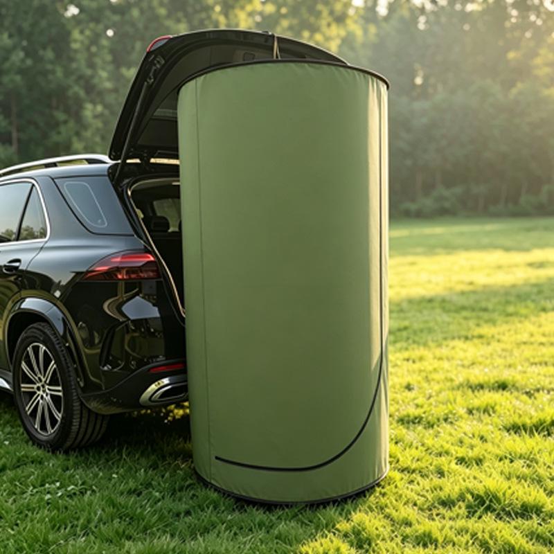 Portable SUV Tailgate Shower Tent: Foldable