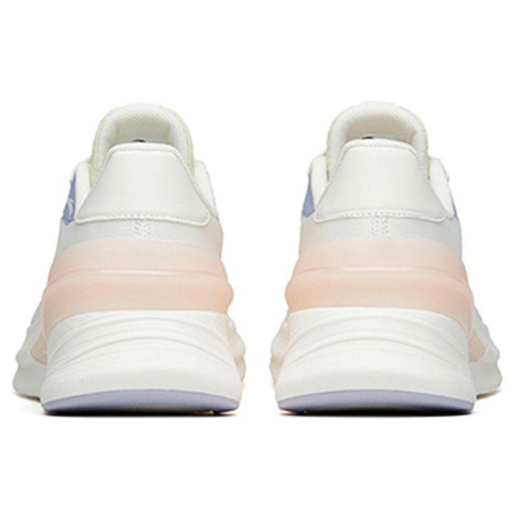 Anta Comfortable Versatile Shock Absorbing Lightweight Low Top Training Running Shoes Women sneaker White Green Pink 122215556-2