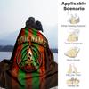 1PC Alanyaspor Custom Name Patterned Flannel Blanket Suitable For All Seasons For Home Decor Warmth And Comfort Gifts Holiday Present