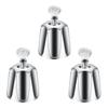3Pieces Multipurpose Shower Knob Replacement Set Banthroom Accessory With Tub Faucet Handles In Matte Designs Finish