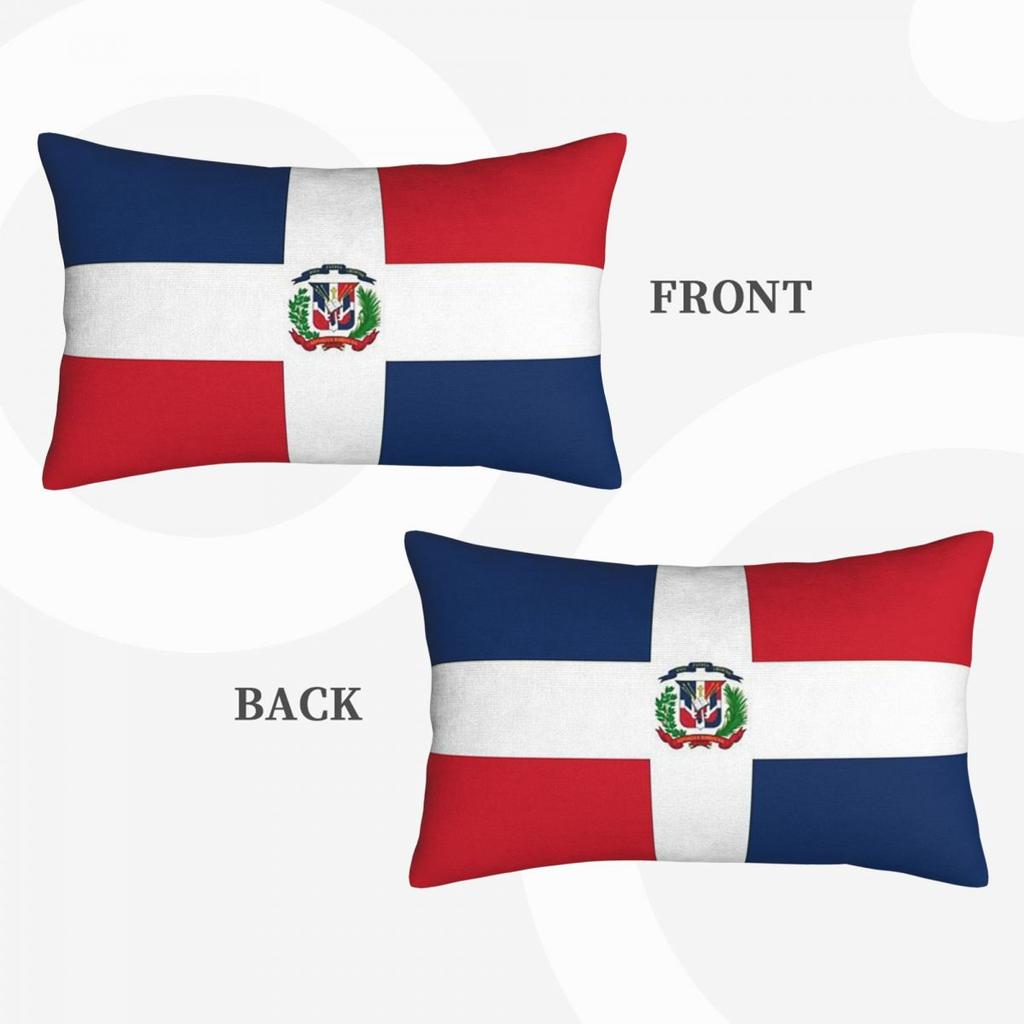 Flag Of The Dominican Republic Rectangle Pillowcase Cushion Cover Decorative Bedroom Bed Home Comfort Throw Pillow