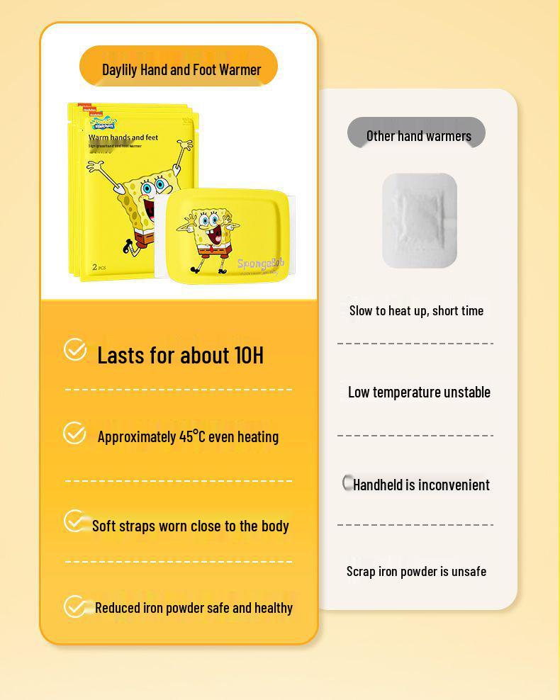 Selbsterwärmendes Tragbares Handwärmer-Pflaster - Einweg und Tragbar für Winter Kalte Hände