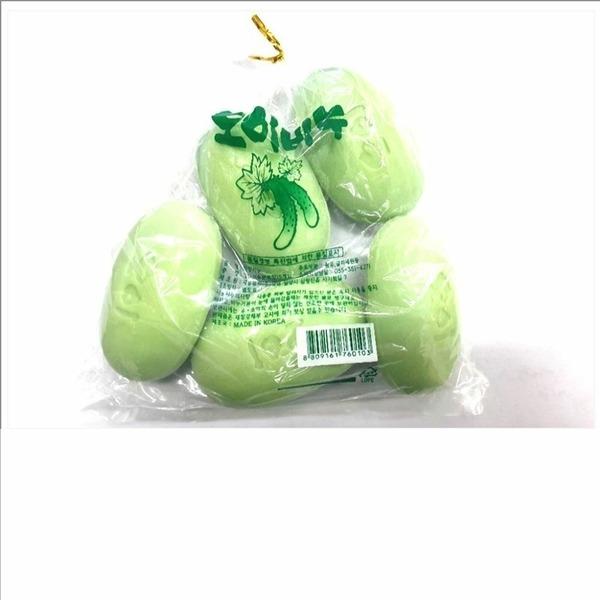 Cucumber Soap 5P Face Soap Sauna Soap Cucumber Soap Practical Soap (W56AB23)