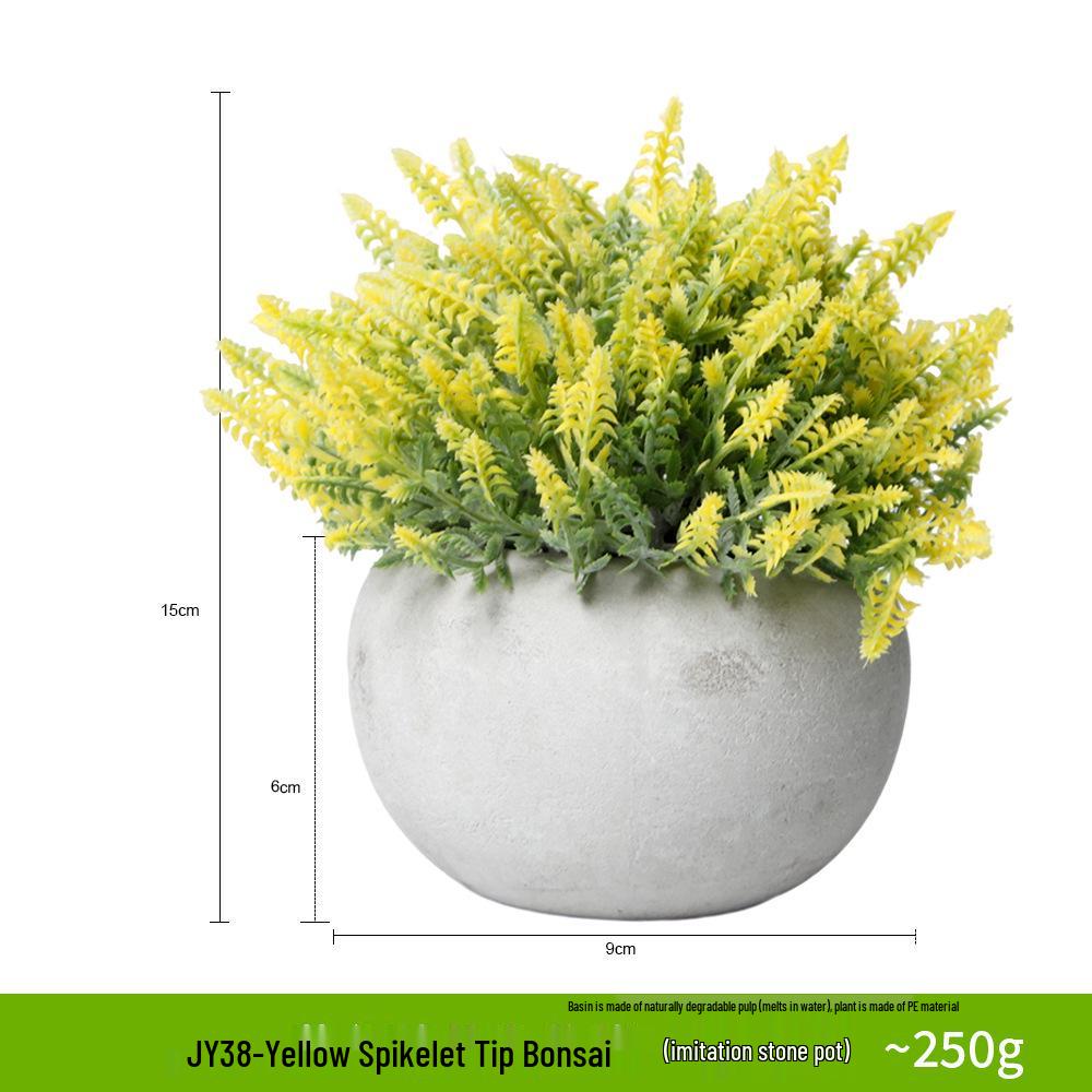 Artificial Baby's Breath Potted Flower for Wedding and Bedside Decor