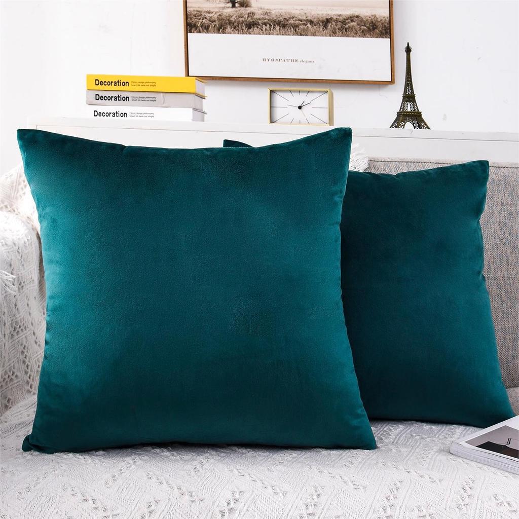 New Fashion Twill Velvet Pillow Cover Modern Simple Solid Color Pillow Home Living Room Sofa Bedroom Cushion Cover