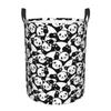 Anime Cute Panda Cartoon Laundry Hamper Large Storage Basket Kawaii Living Room Laundry Organization